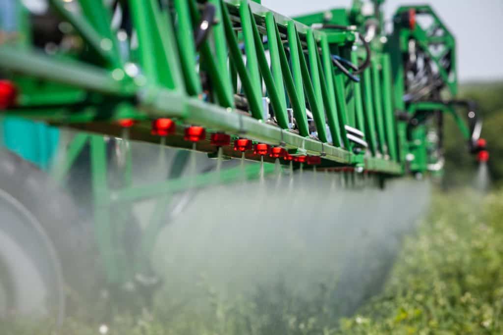 limpeza de pulverizador agrícola