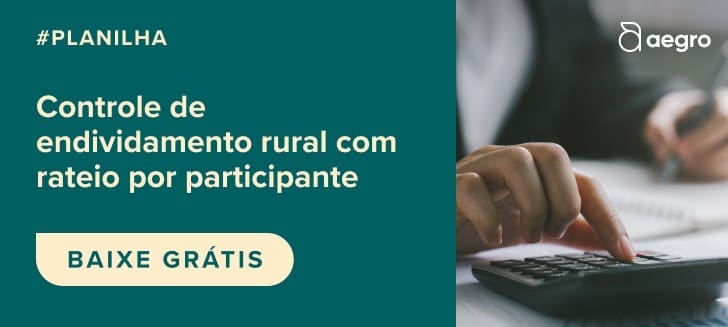 planilha de controle de endividamento rural com rateio por participante
